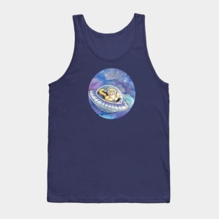 Silly Space Cat Tank Top